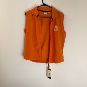 Rossi embroidered orange vest